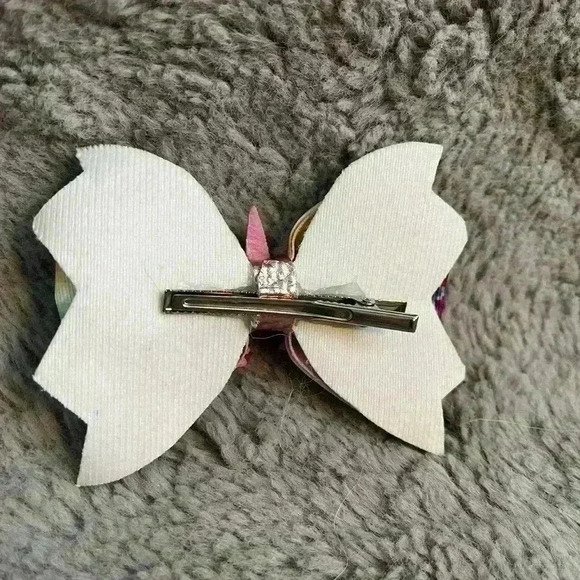 🩷 Pretty unicorn little girl hair bow clip - Picture 4 of 4